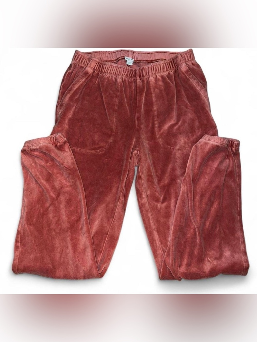 Aerie XXS Velvet Joggers in Dusty Rose